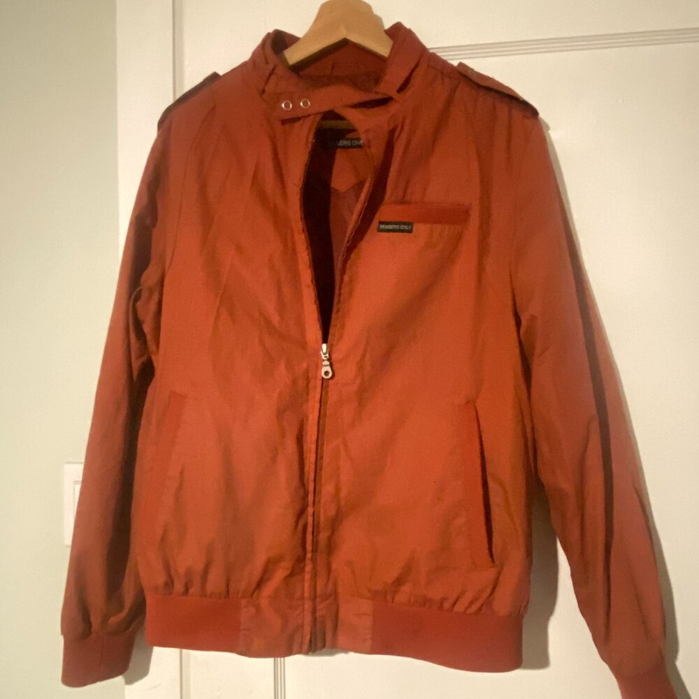 Collectable Vintage MEMBERS ONLY Burnt Orange Jacket